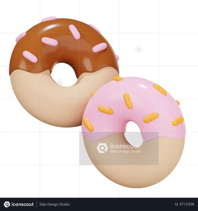 Donut  3D Illustration