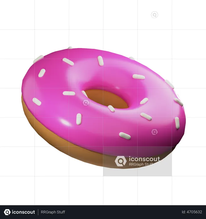 Donut  3D Illustration