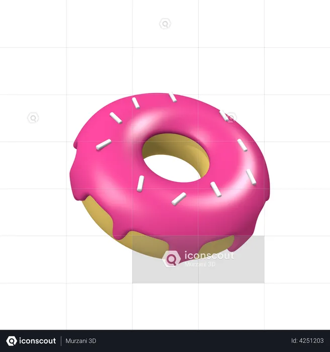 Rosquilla  3D Illustration