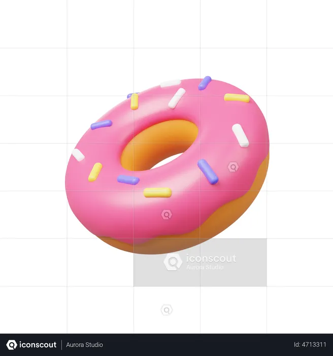 Donut  3D Illustration