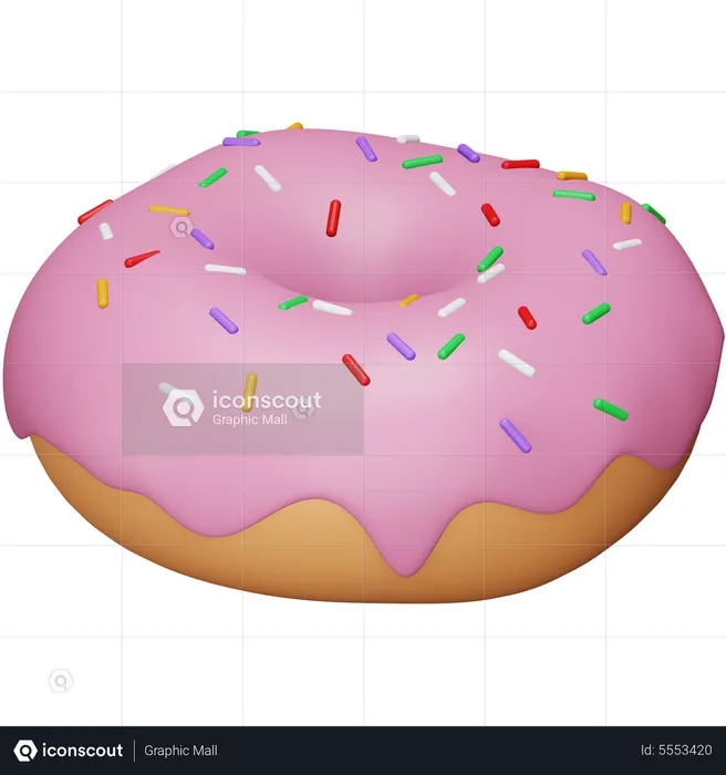 Rosquilla  3D Icon