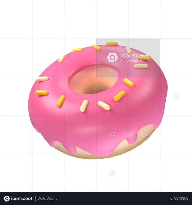 Rosquilla  3D Icon