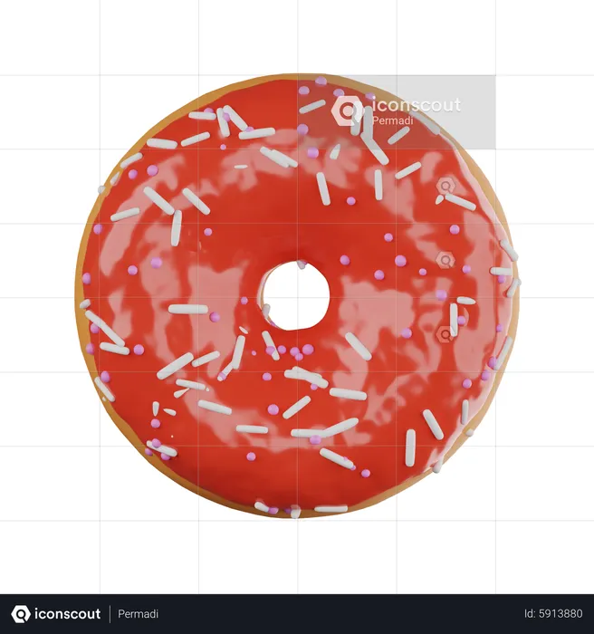 Rosquinha  3D Icon