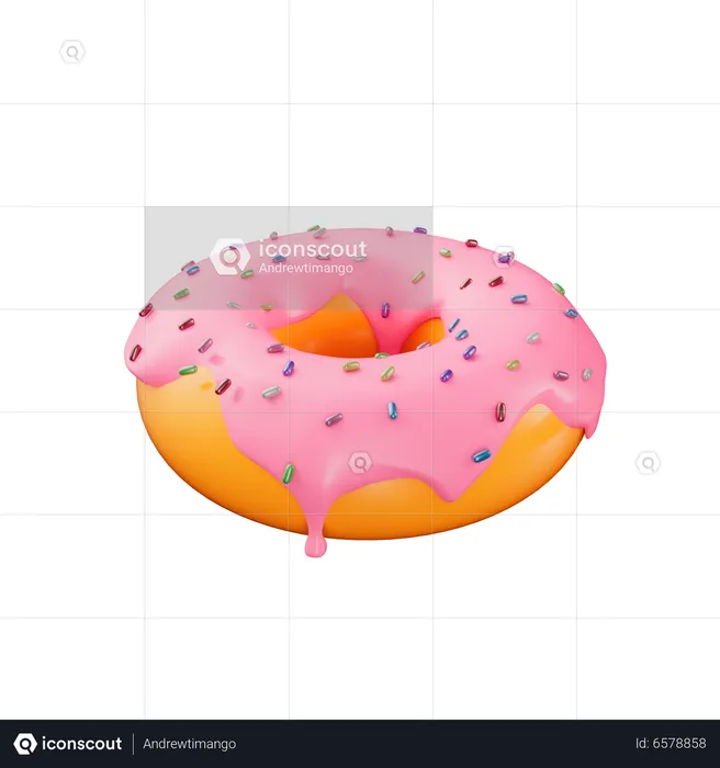 Rosquinha  3D Icon