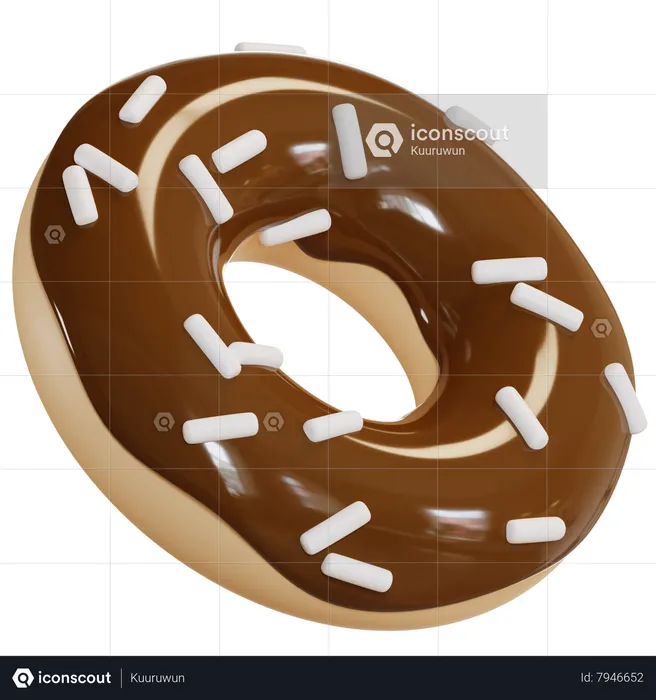 Rosquinha  3D Icon