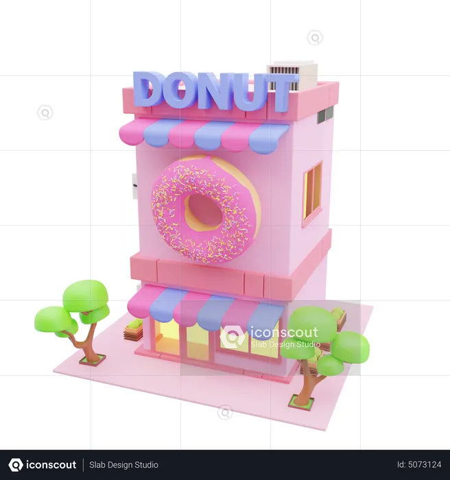 Donut-Bäckerei  3D Icon