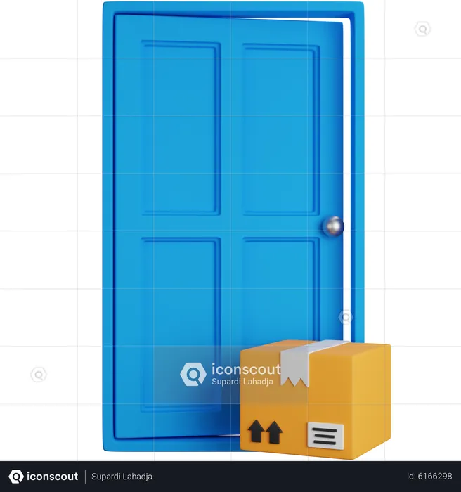 Door Delivery  3D Icon