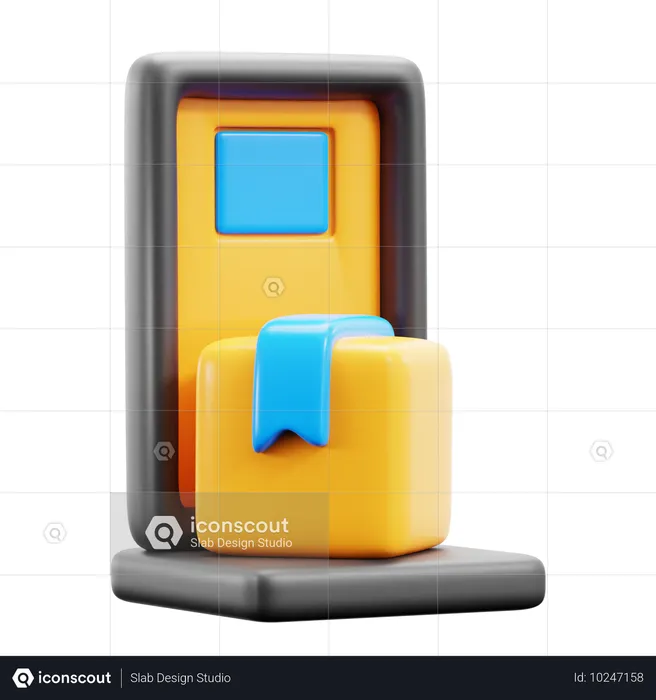 Door To Door Delivery  3D Icon