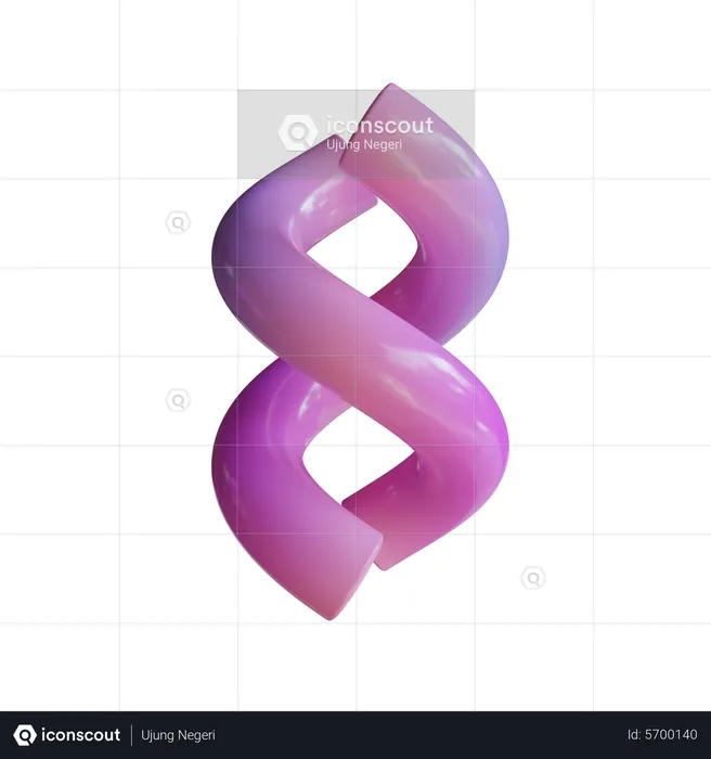 Doppelhelix  3D Icon