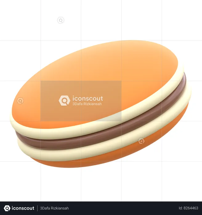 Dorayaki  3D Icon