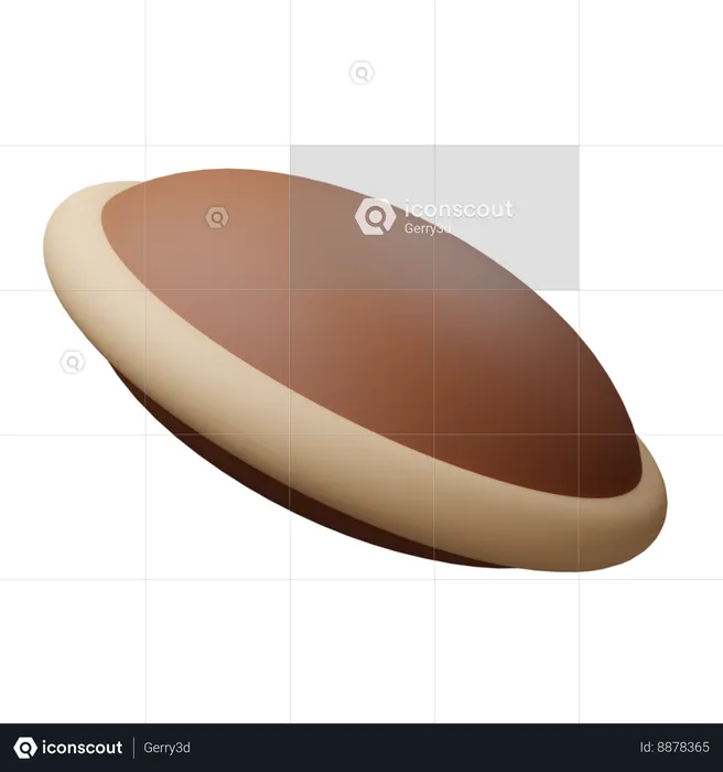 Dorayaki  3D Icon