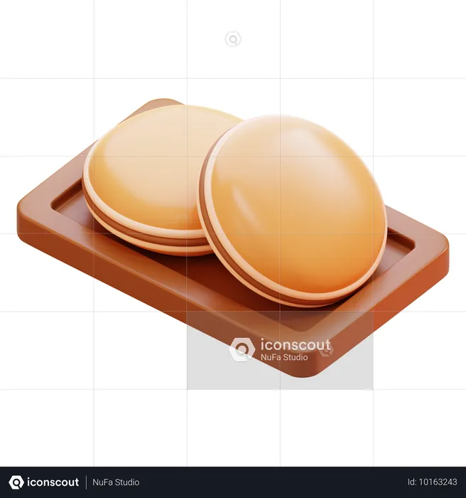 Dorayaki  3D Icon