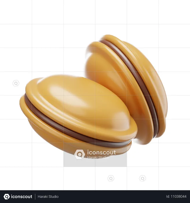 Dorayaki  3D Icon