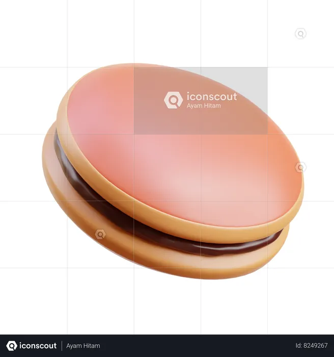 Dorayaki  3D Icon