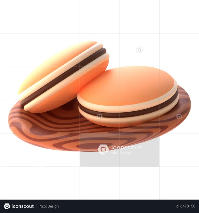 Dorayaki  3D Icon