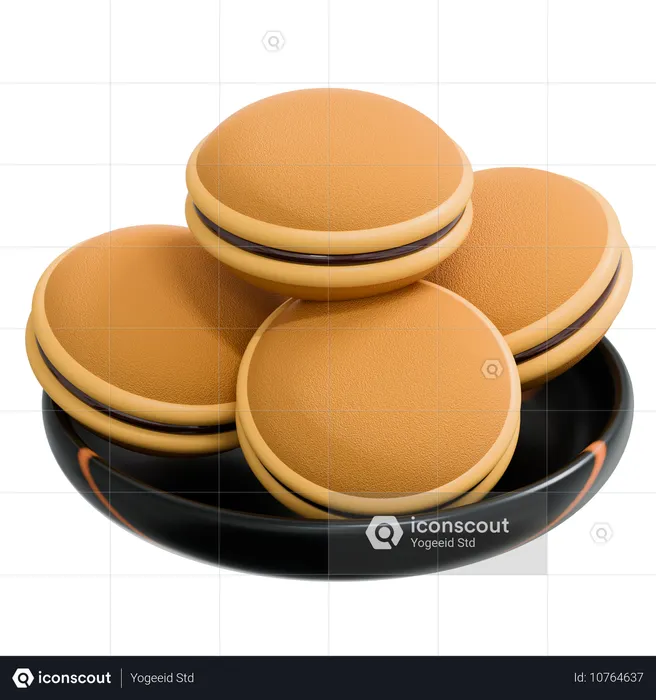 Dorayaki  3D Icon