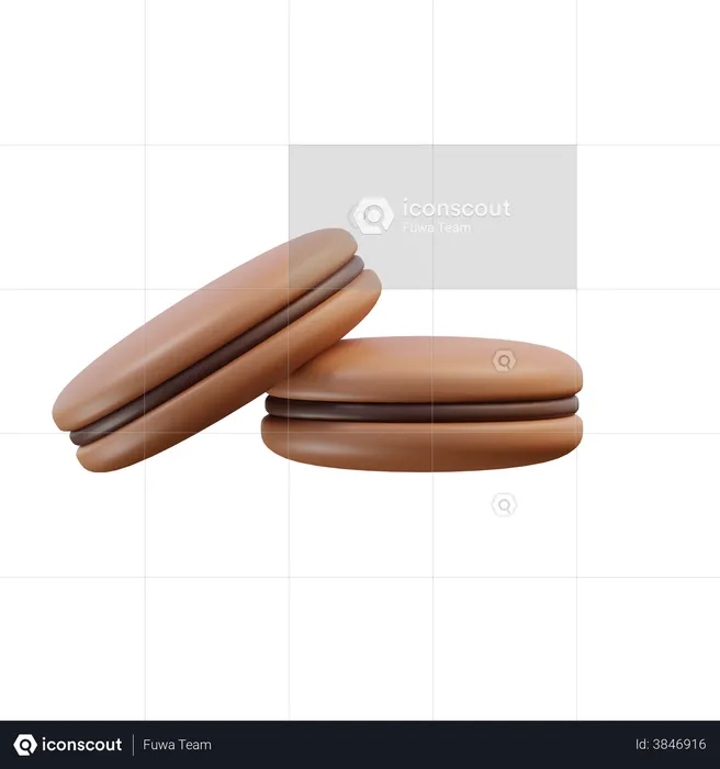 Dorayaki  3D Illustration