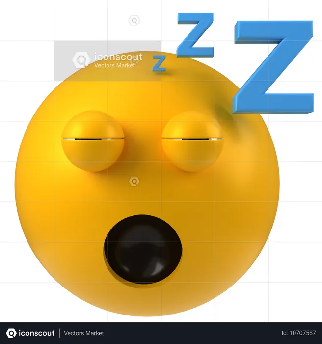 Dormir  3D Icon