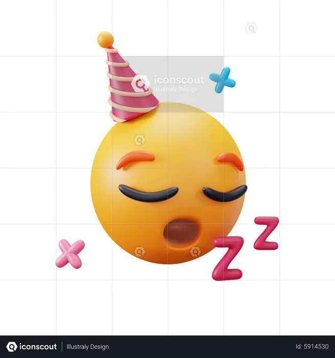 Dormir  3D Icon