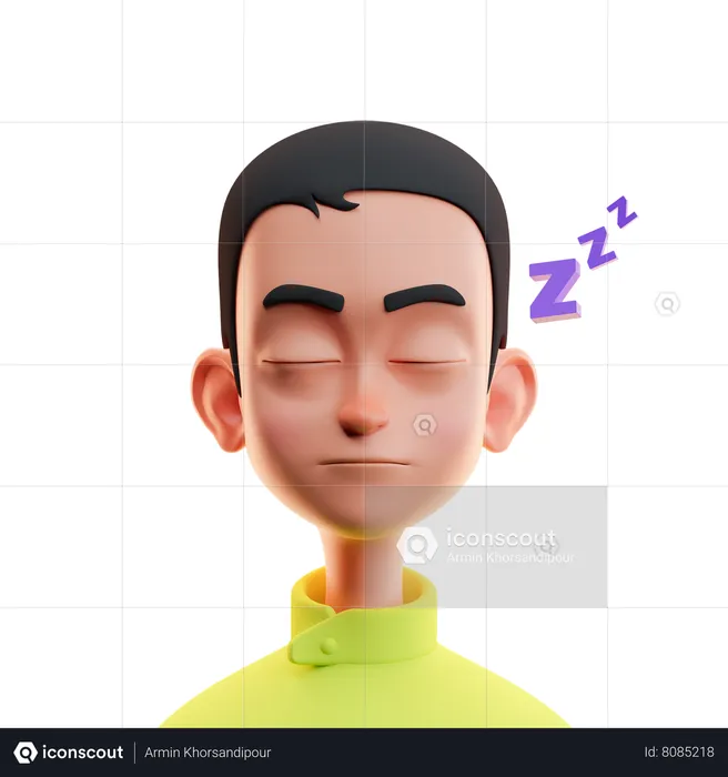 Dormir  3D Icon