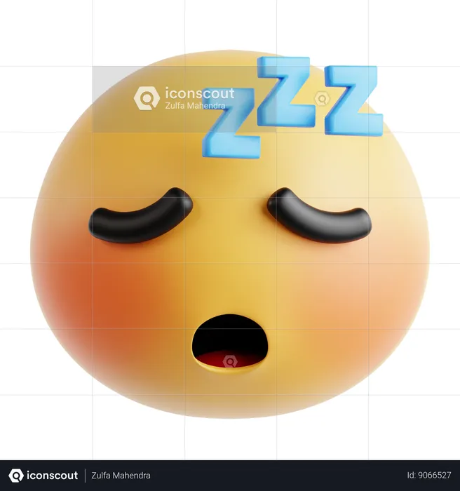 Emoji de sueño Emoji 3D Icon