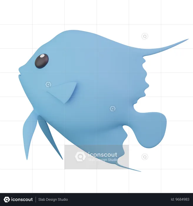 Dory Fish  3D Icon
