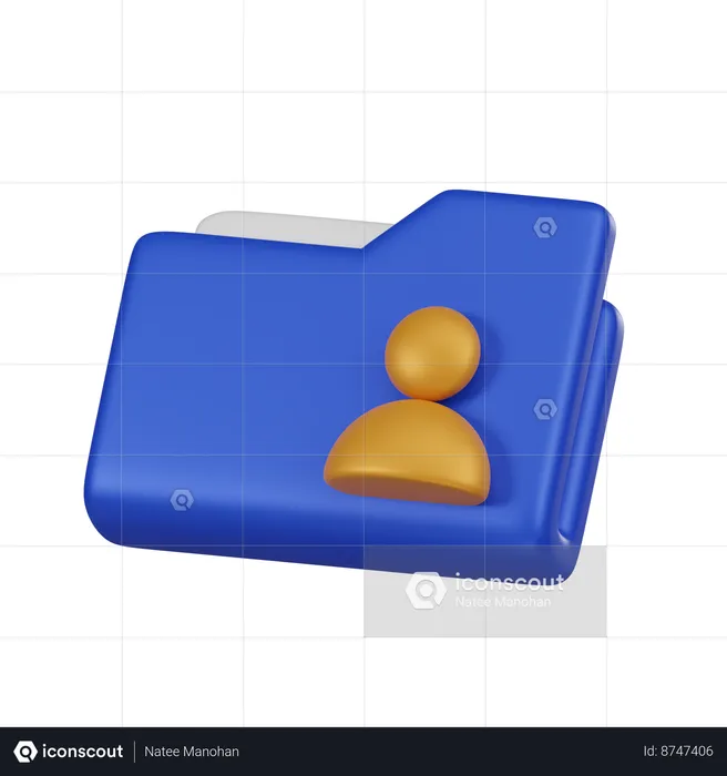 Dossier  3D Icon