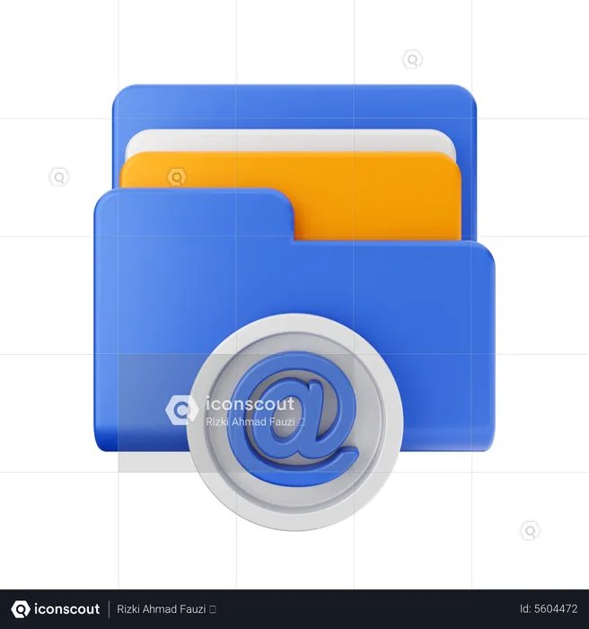 Dossier de courrier  3D Icon