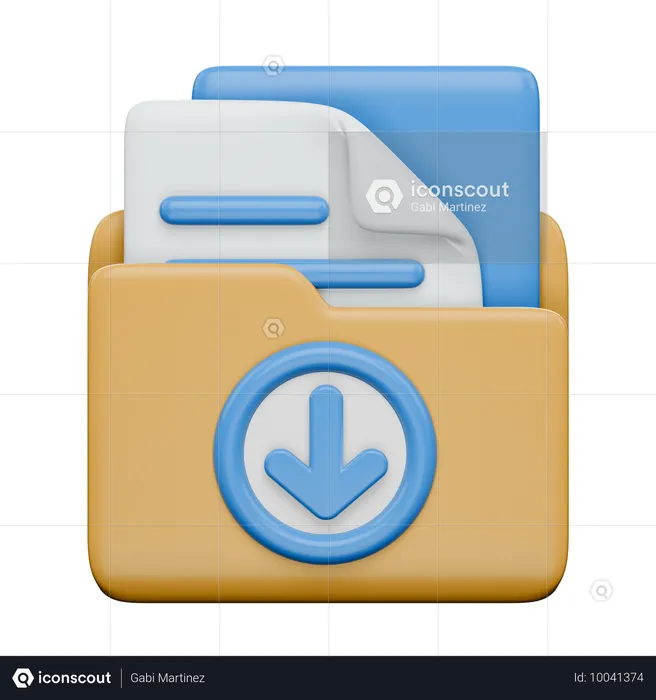 Dossier de téléchargement  3D Icon