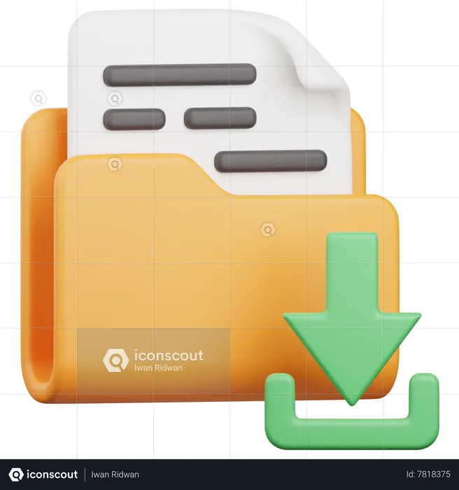 Dossier de téléchargement  3D Icon