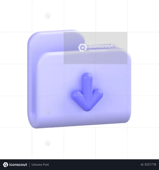 Dossier de téléchargement  3D Icon