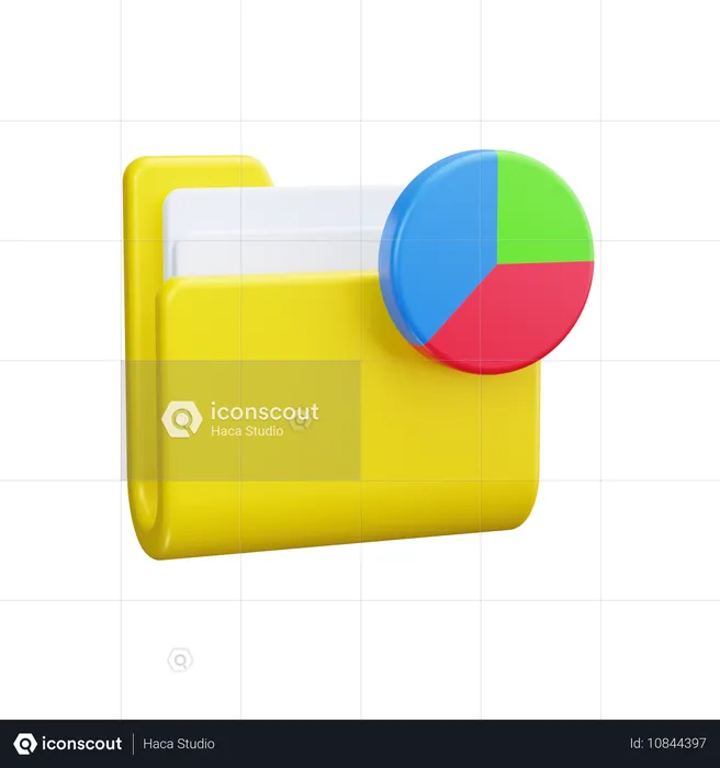 Diagramme de dossier  3D Icon