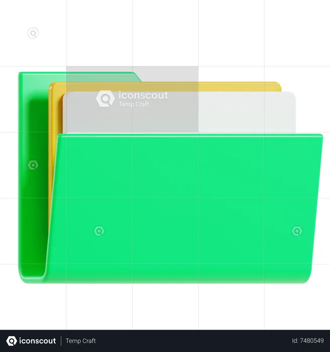 Dossier de fichiers  3D Icon
