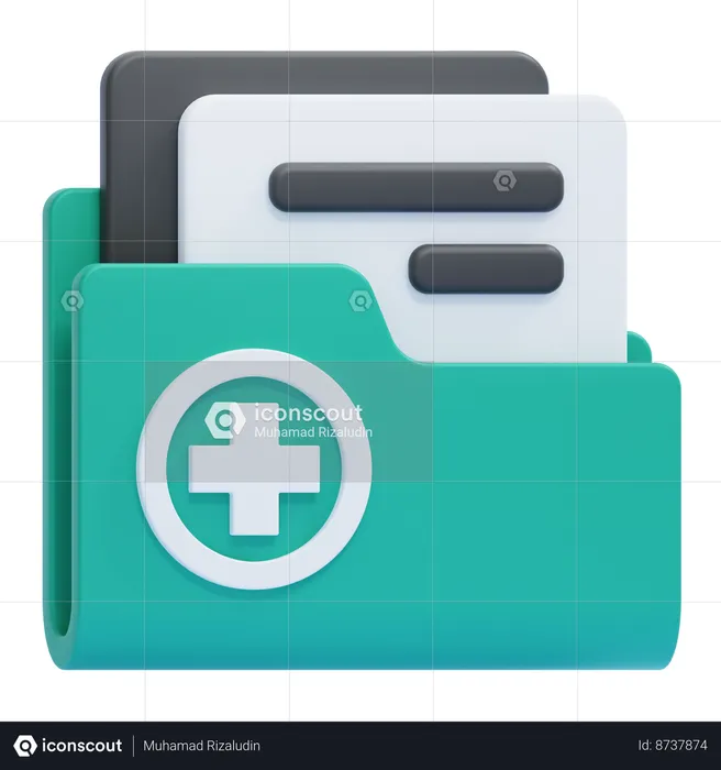 Dossier médical  3D Icon