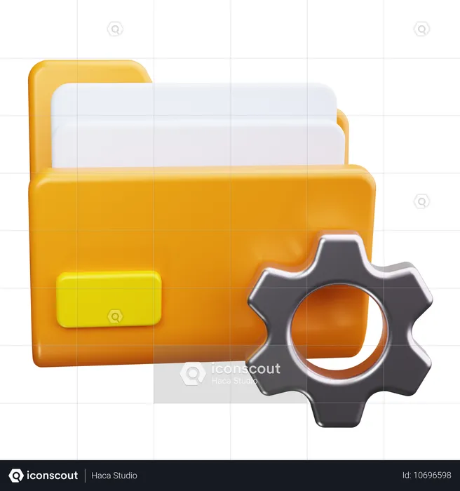 Paramètre de dossier  3D Icon