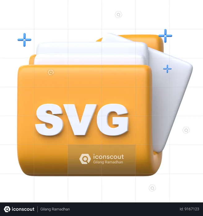 Dossier SVG  3D Icon