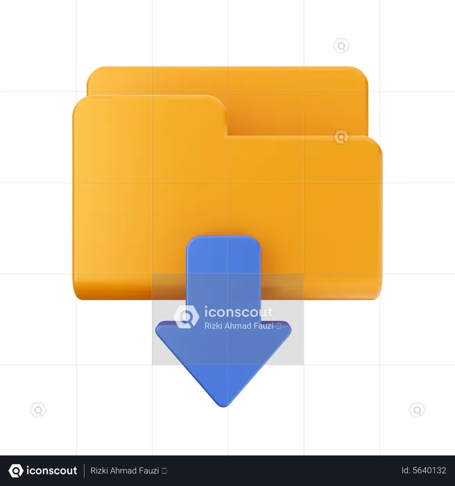 Téléchargement de dossier  3D Icon