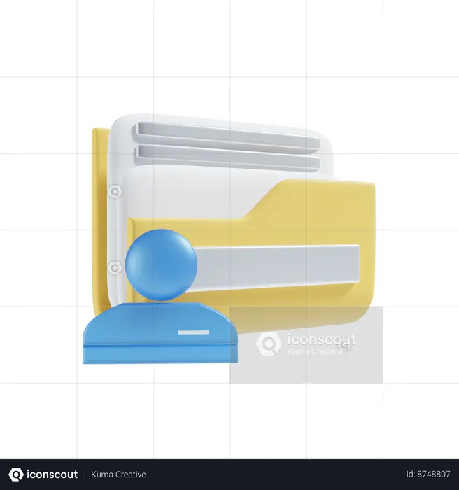 Dossier utilisateur  3D Icon