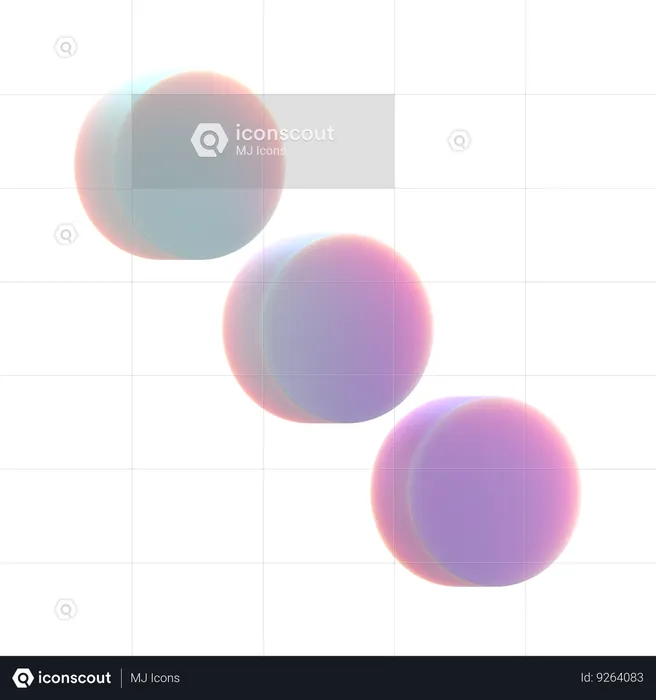 Dots  3D Icon
