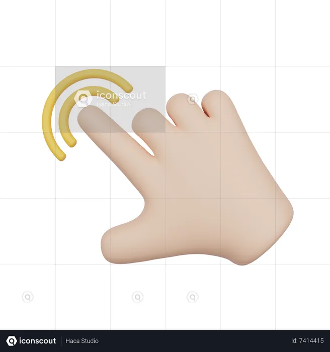 Double Click  3D Icon