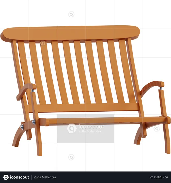 Double Deck Chair (Couple)  3D Icon