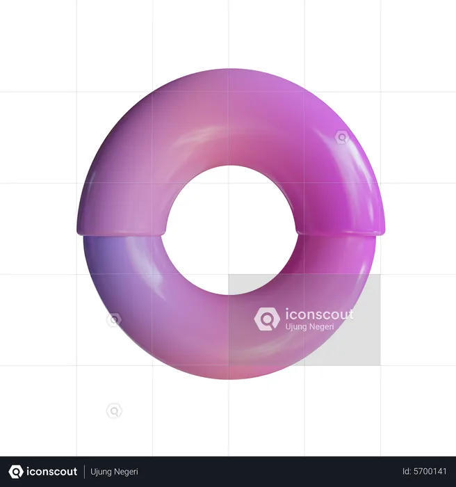 Double Donut  3D Icon