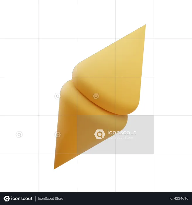 Double Edged Cone  3D Icon