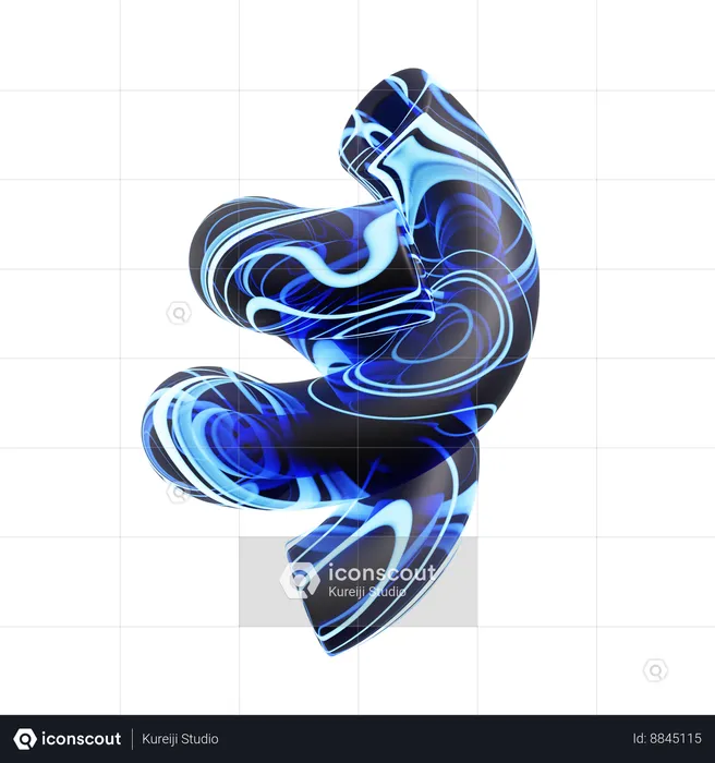 Double Helix  3D Icon