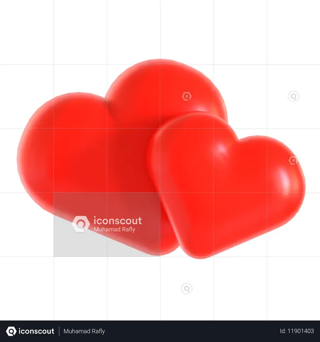 Double Love  3D Icon