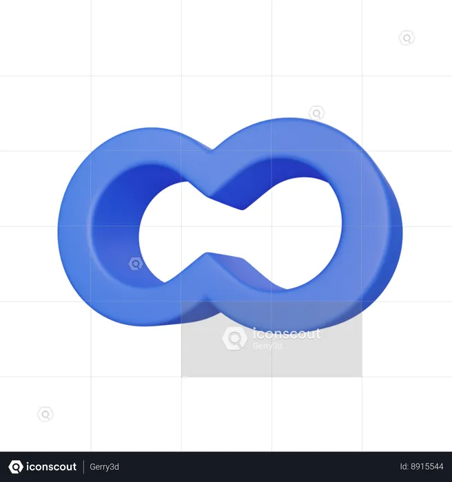 Double round  3D Icon