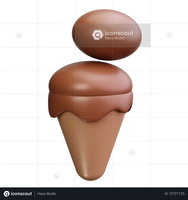 Double Scoop  3D Icon
