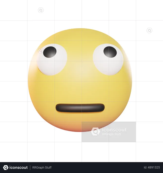 Doubt Emoji 3D Icon