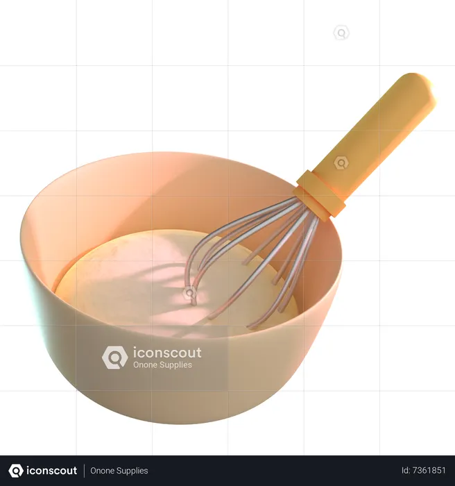 Dough Mixing  3D Icon