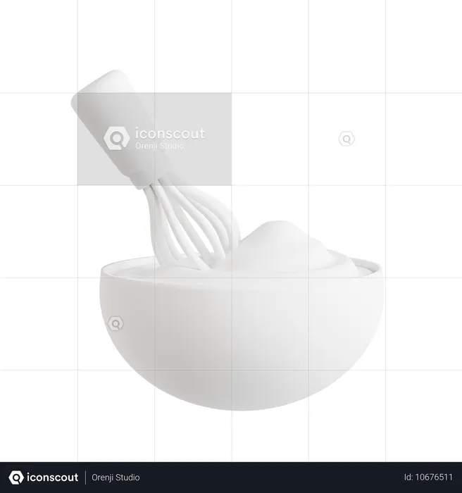 生地シェーカー  3D Icon